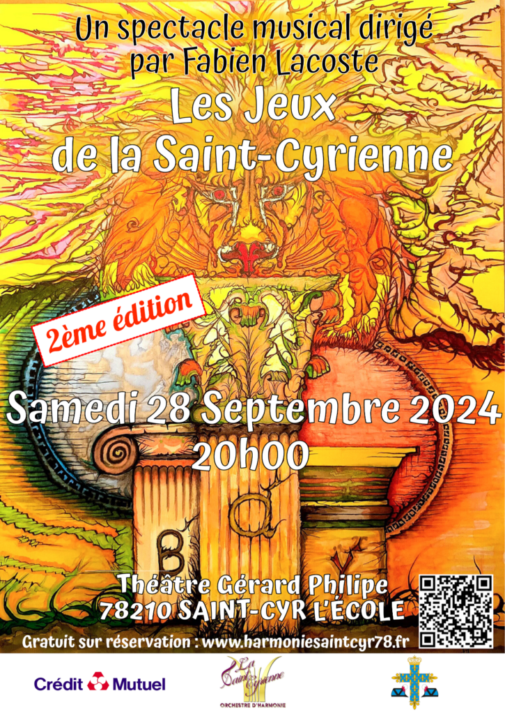 Affiche Les Jeux de la Saint Cyrienne 2024 2e édition